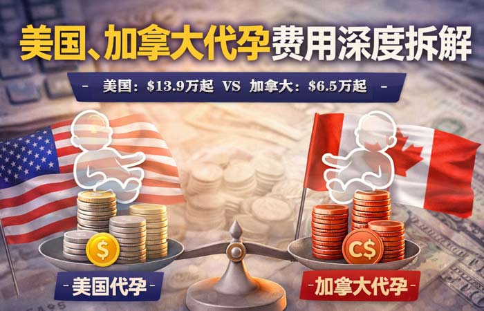 美国、加拿大代孕费用